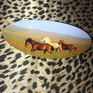 Hair Clip Three Horses